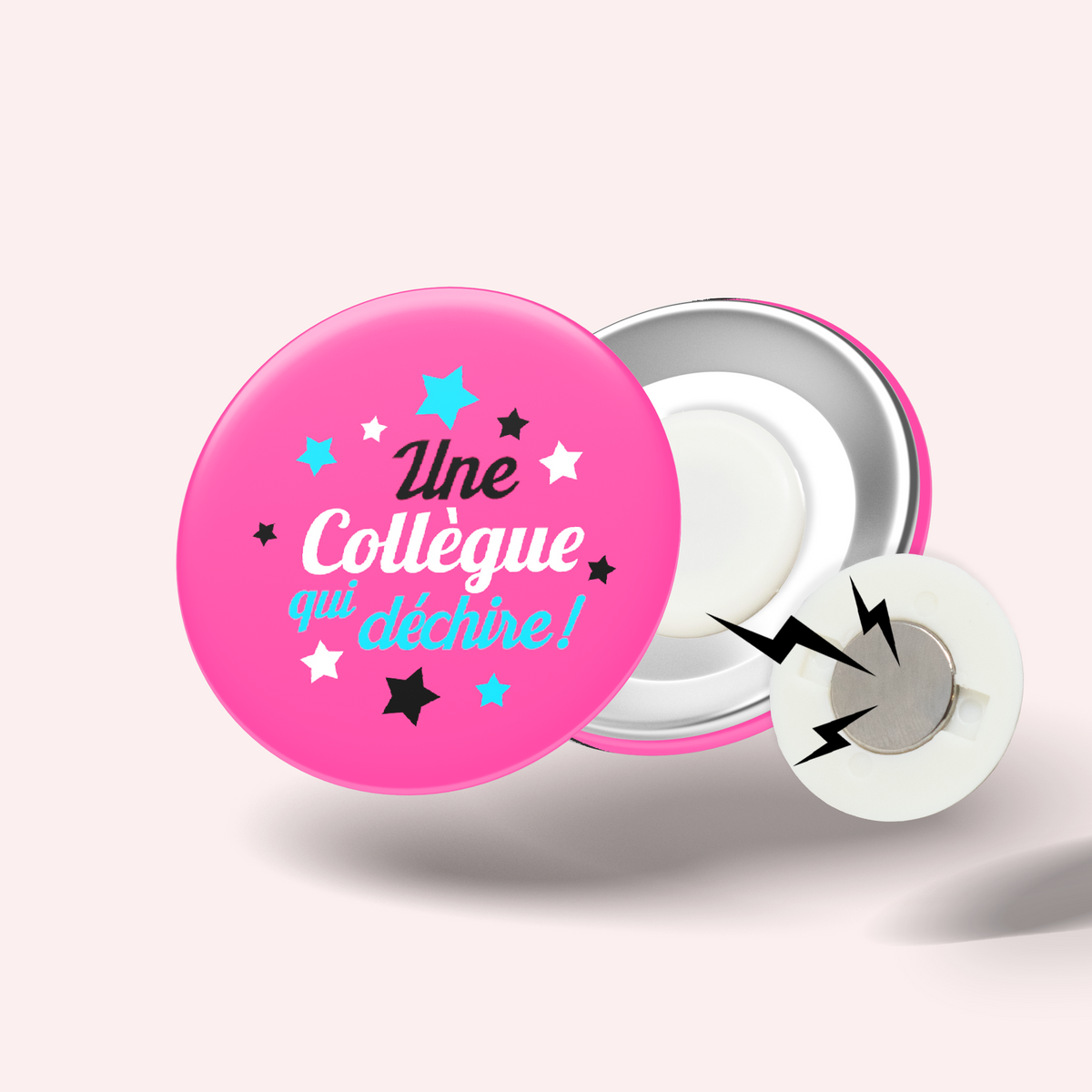 Badge Collègue qui déchire 001