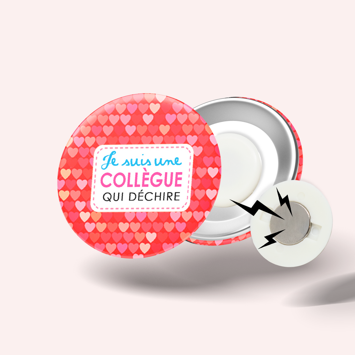 Badge Collègue qui déchire 003