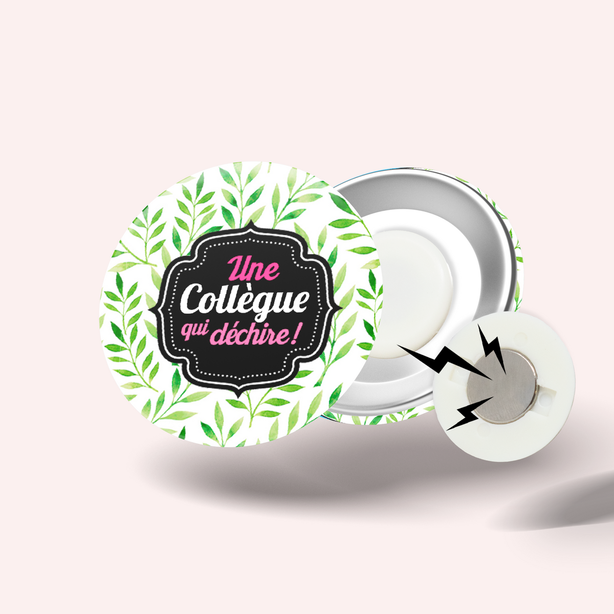 Badge Collègue qui déchire 004