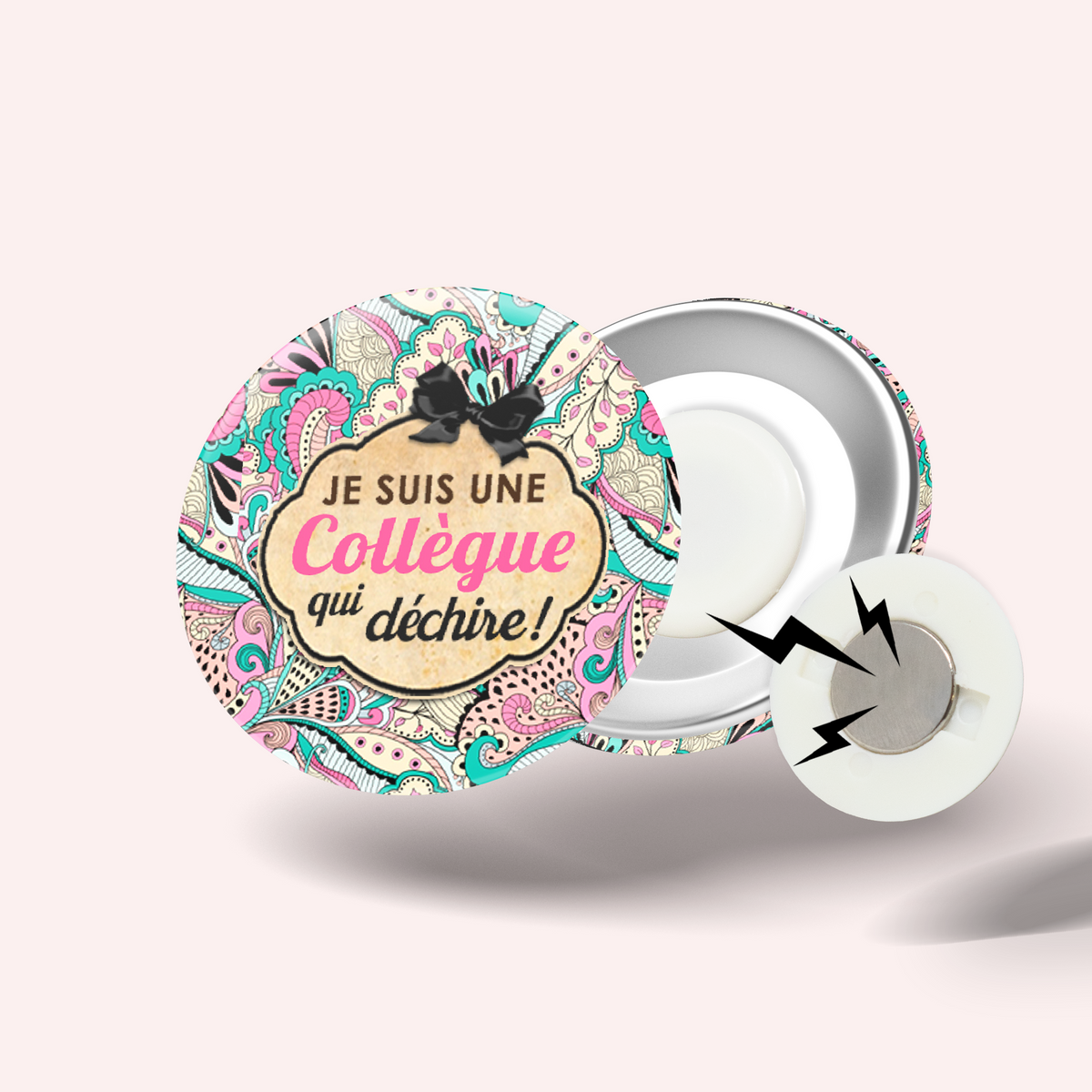 Badge Collègue qui déchire 008