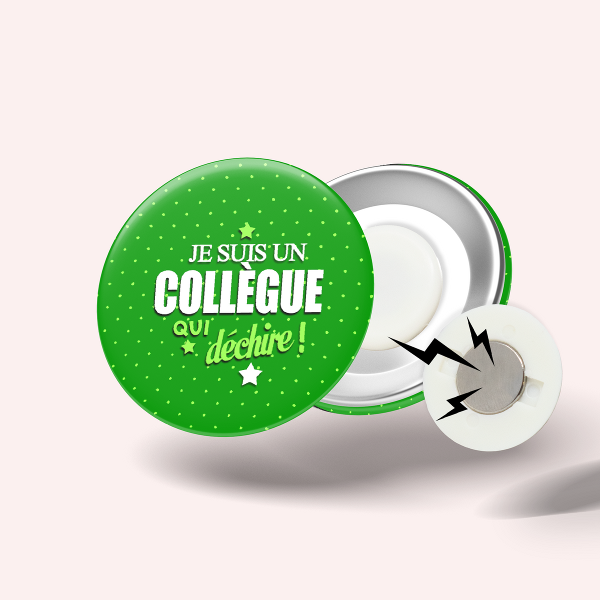 Badge Collègue qui déchire 015