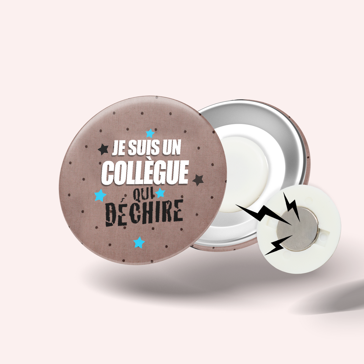 Badge Collègue qui déchire 016
