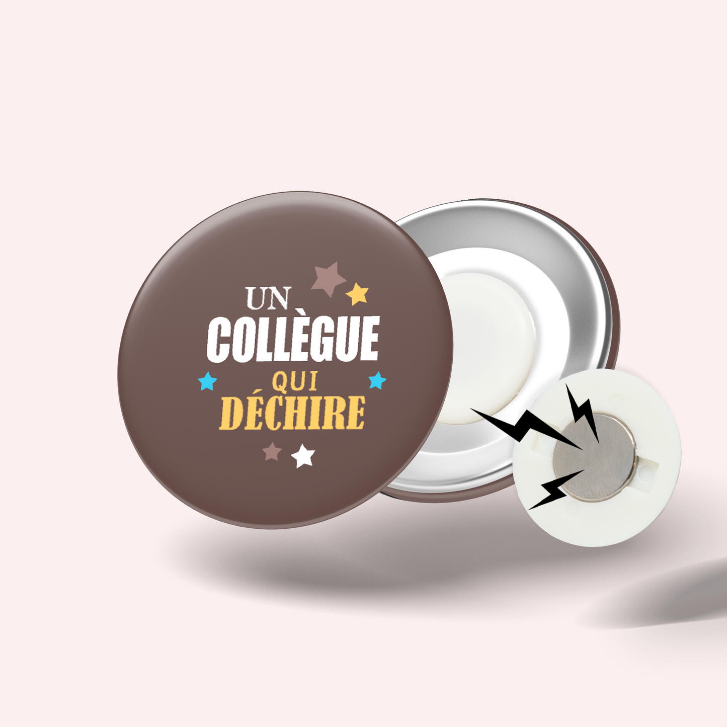 Badge Collègue qui déchire 018