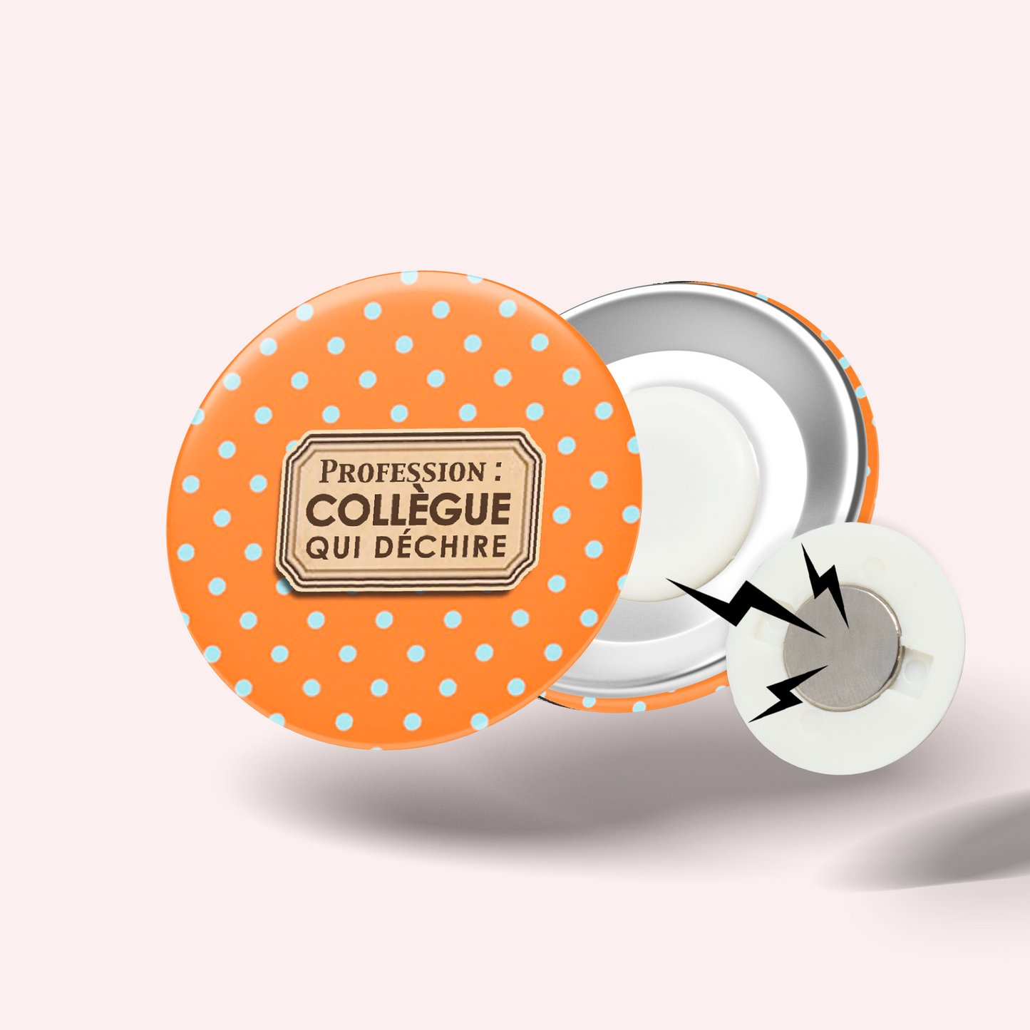 Badge Collègue qui déchire 020