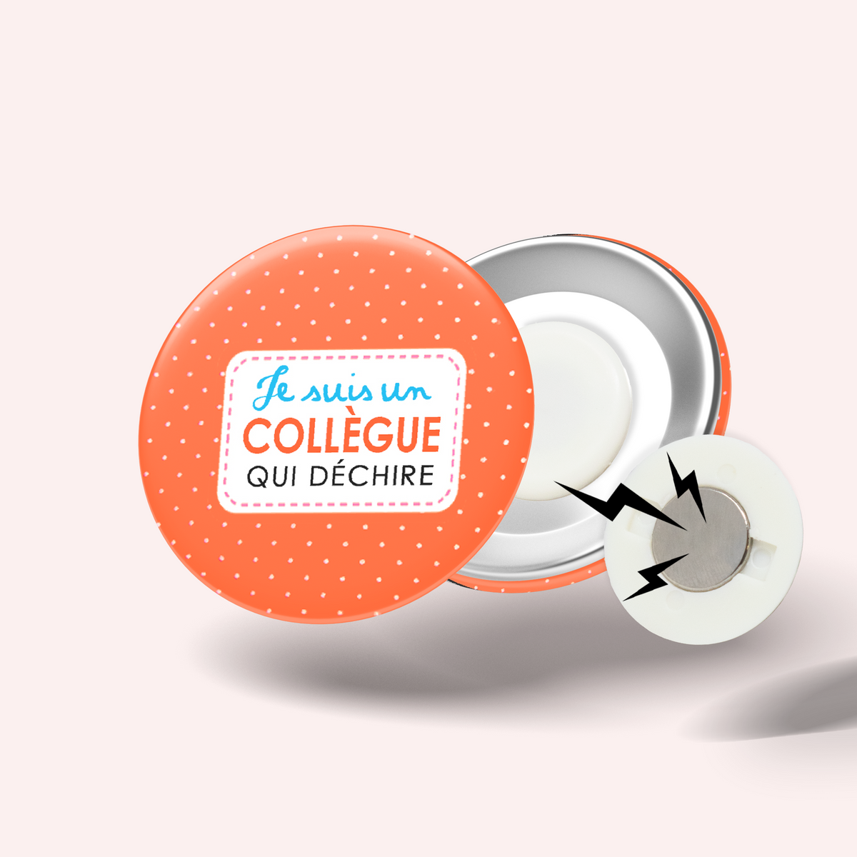 Badge Collègue qui déchire 023