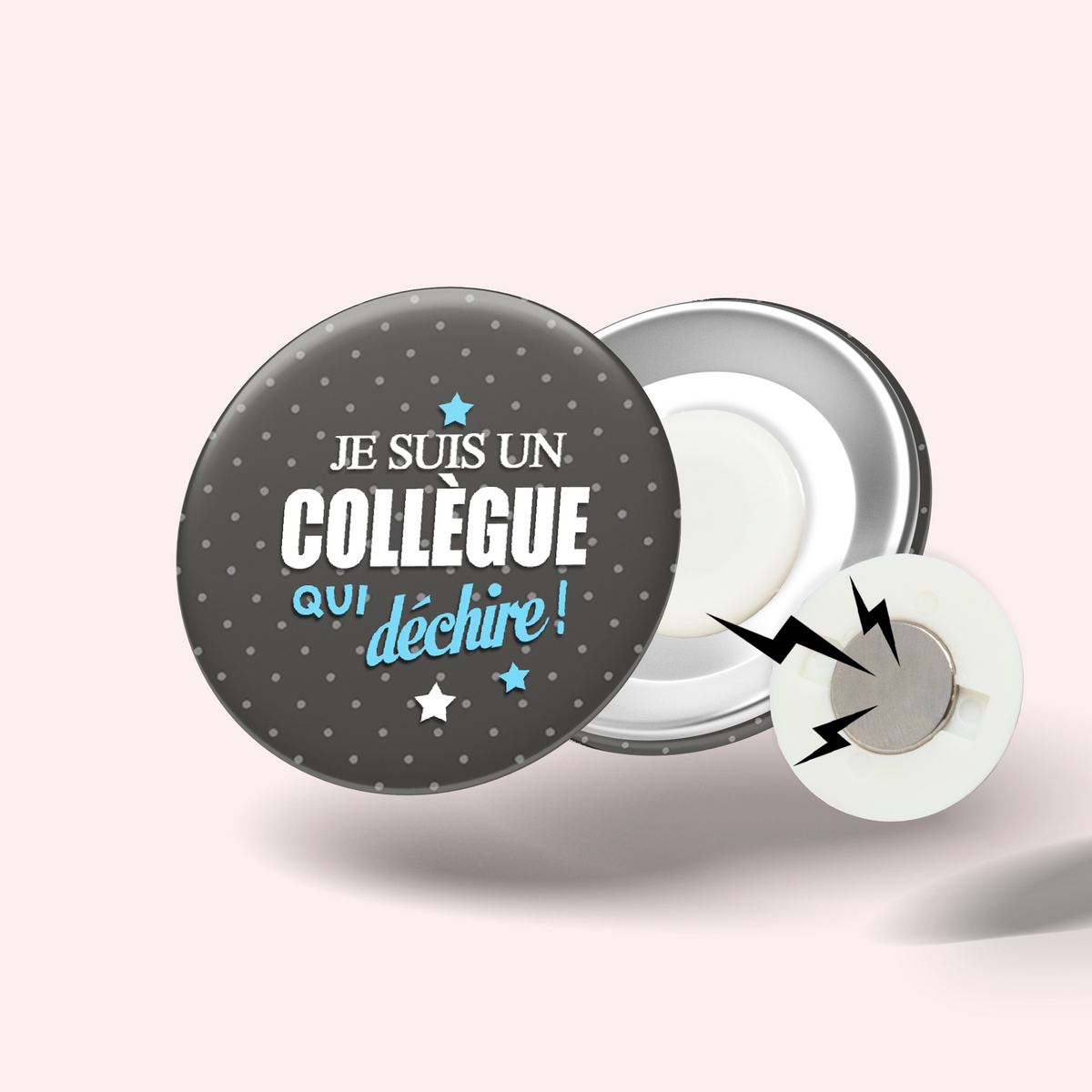 Badge Collègue qui déchire 024