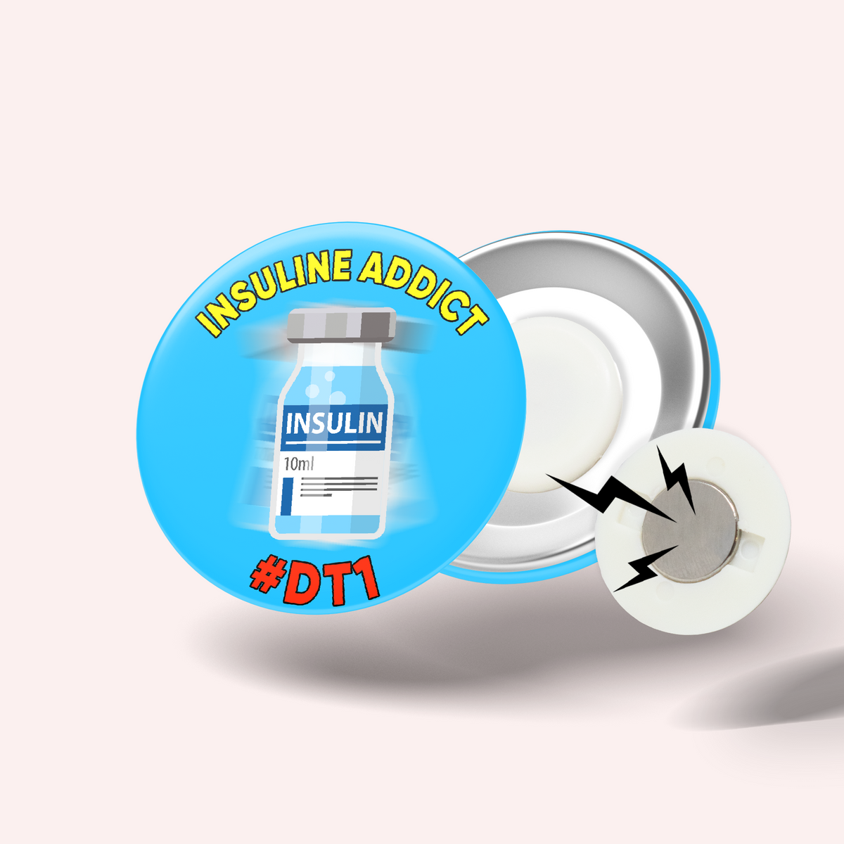 Badge Diabète Insuline Addict