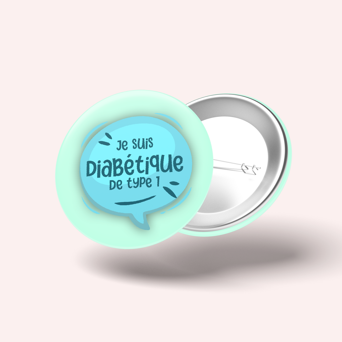 Badge Diabète Je Suis DT1