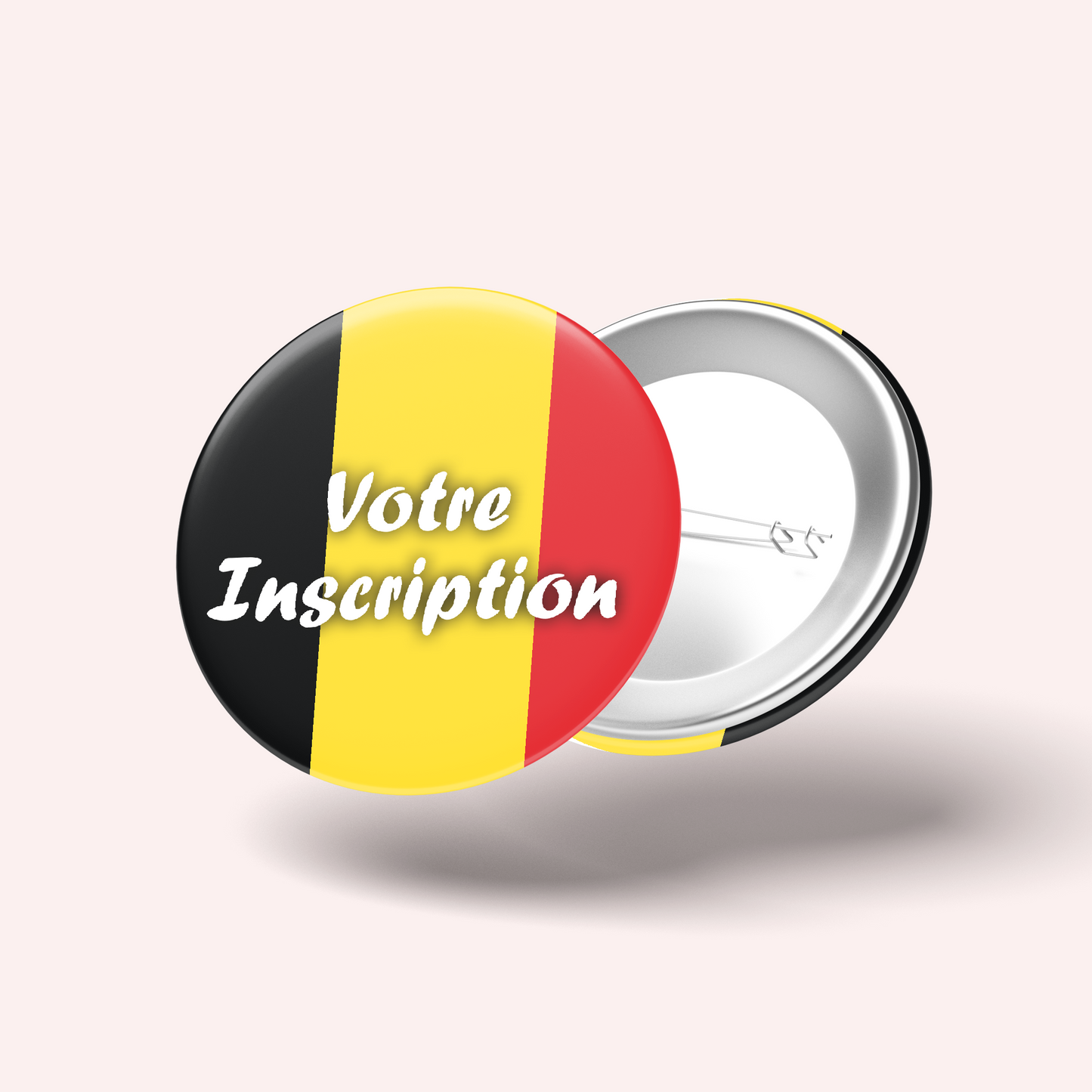 Badge Drapeau Belgique