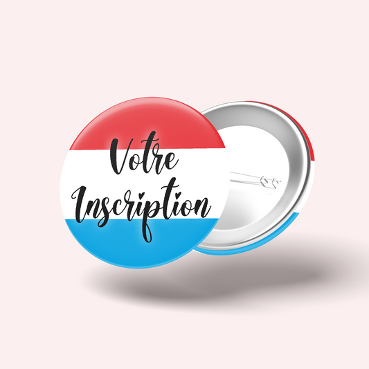 Badge Drapeau Luxembourg