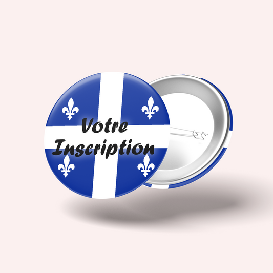 Badge Drapeau Québec