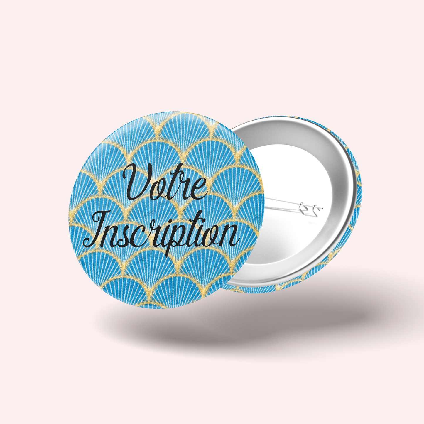 Badge Ecailles d’or Pétrole