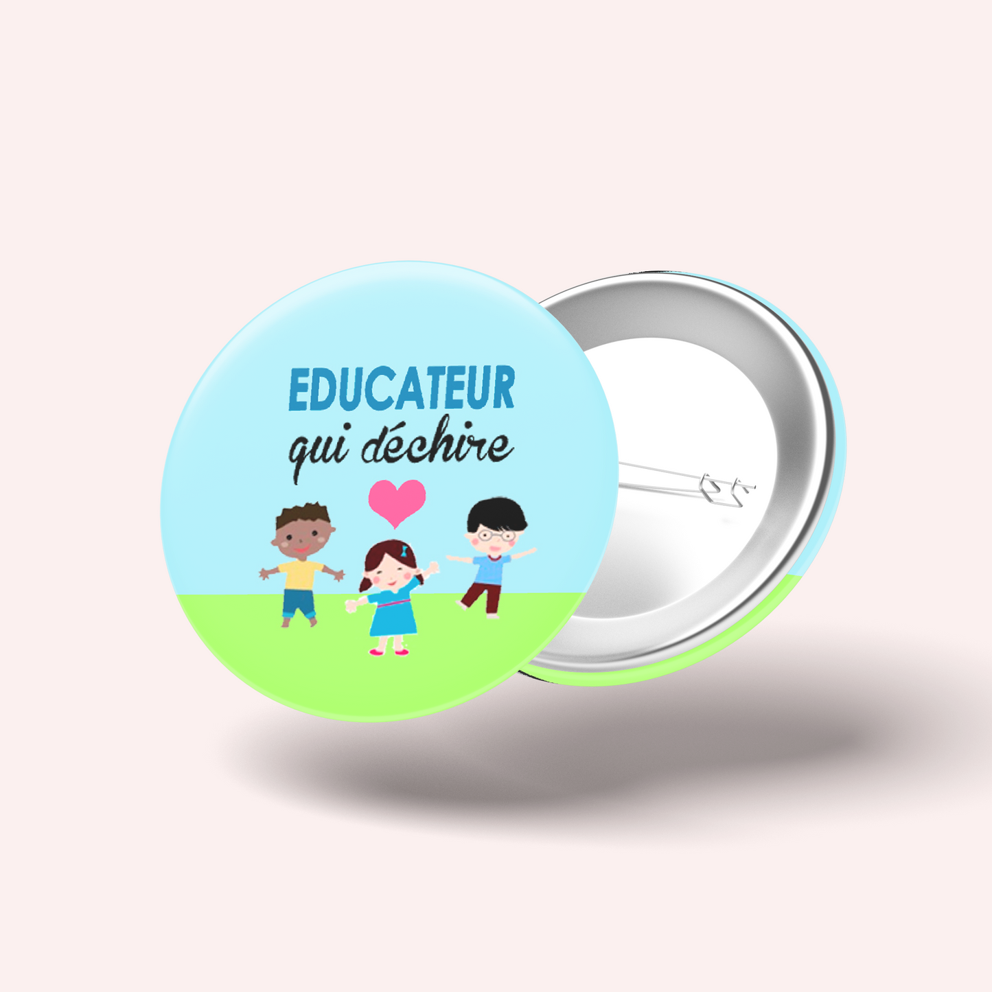 Badge Éducateur qui déchire 004