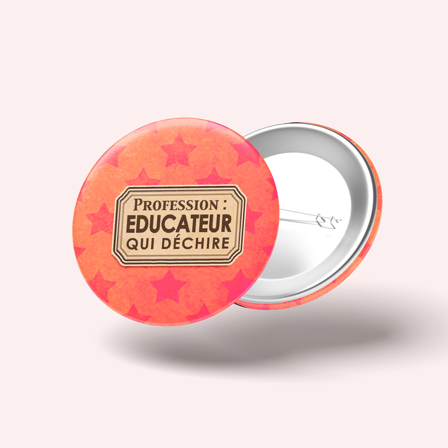 Badge Éducateur qui déchire 005