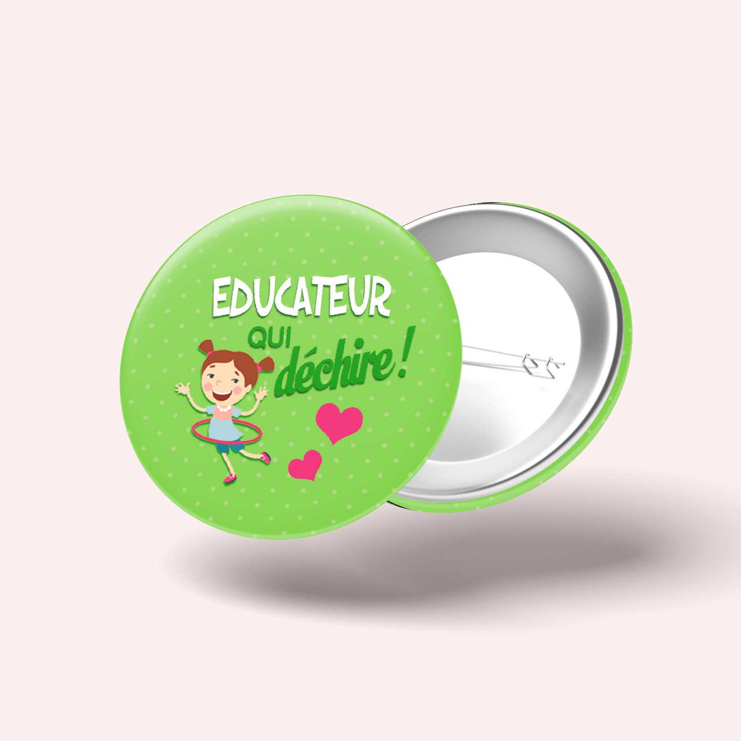 Badge Éducateur qui déchire 008