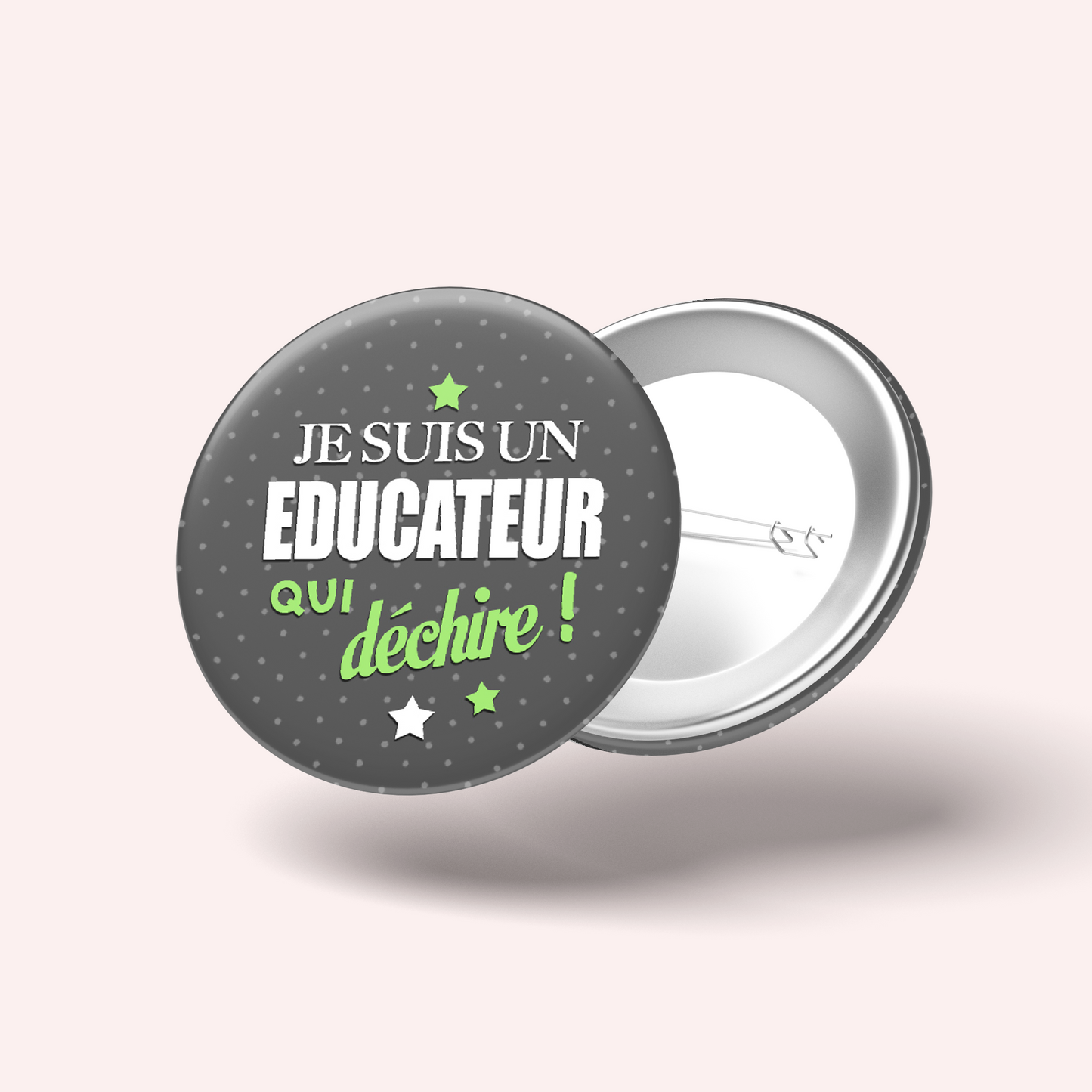 Badge Éducateur qui déchire 009