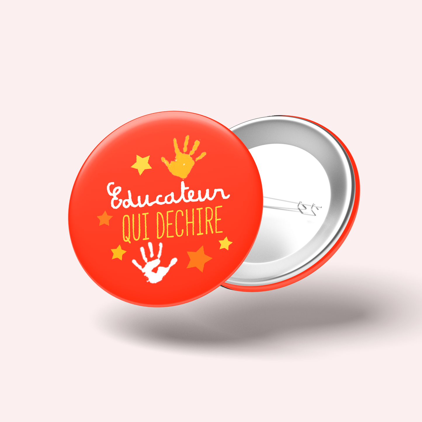 Badge Éducateur qui déchire 012