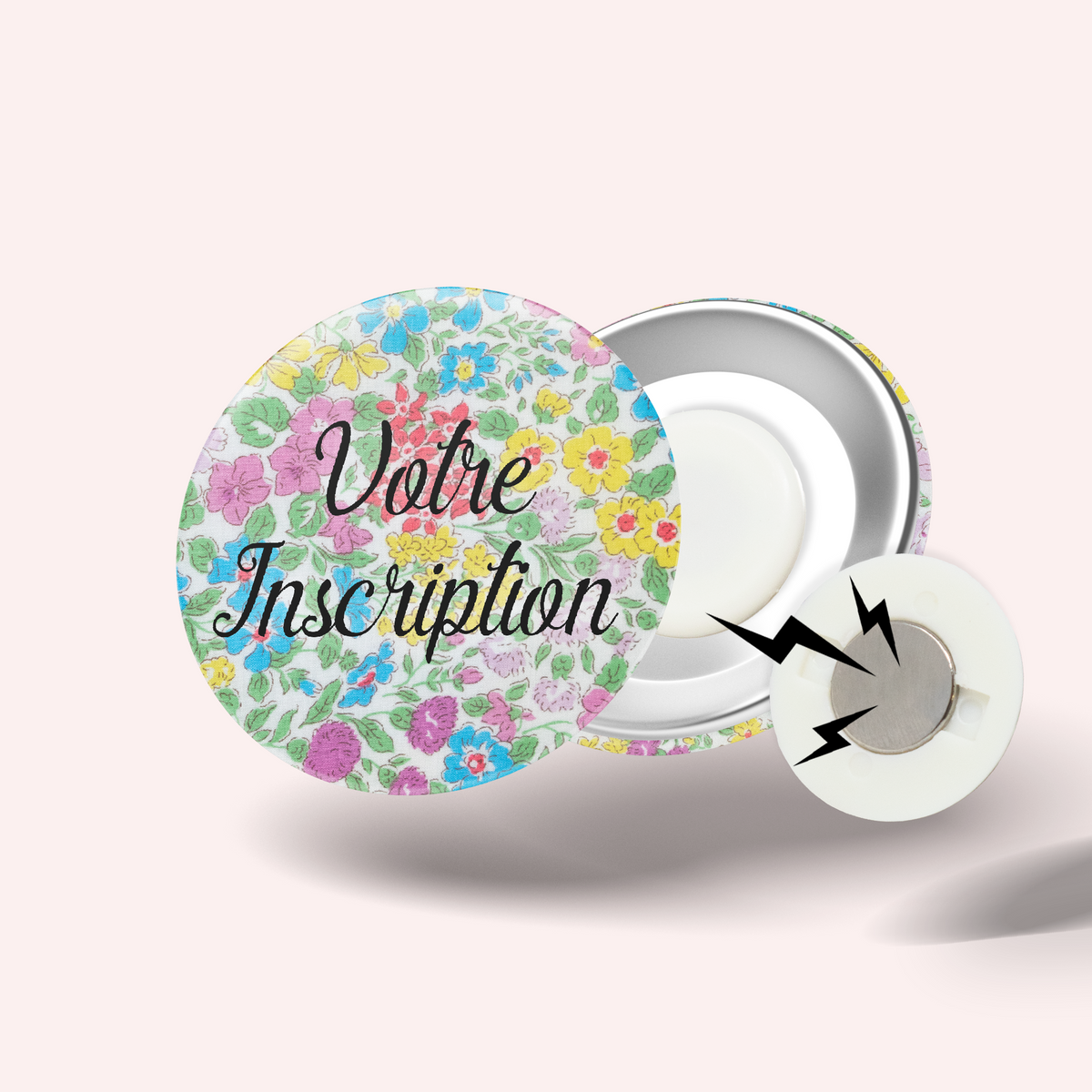 Badge Jeannie Coloré