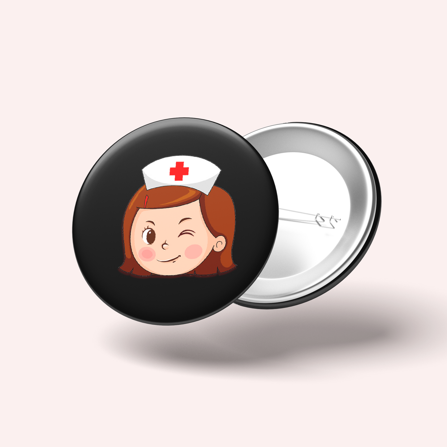 Badge Infirmière qui déchire 002
