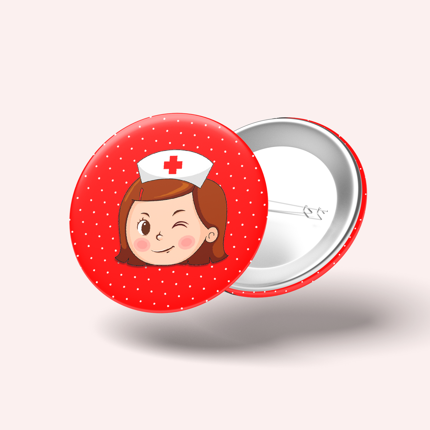 Badge Infirmière qui déchire 007