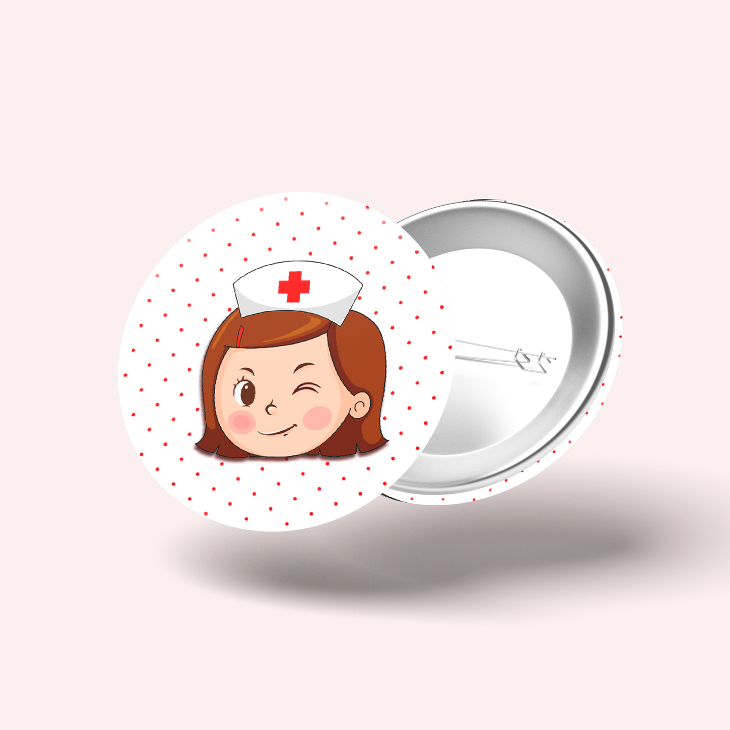 Badge Infirmière qui déchire 009
