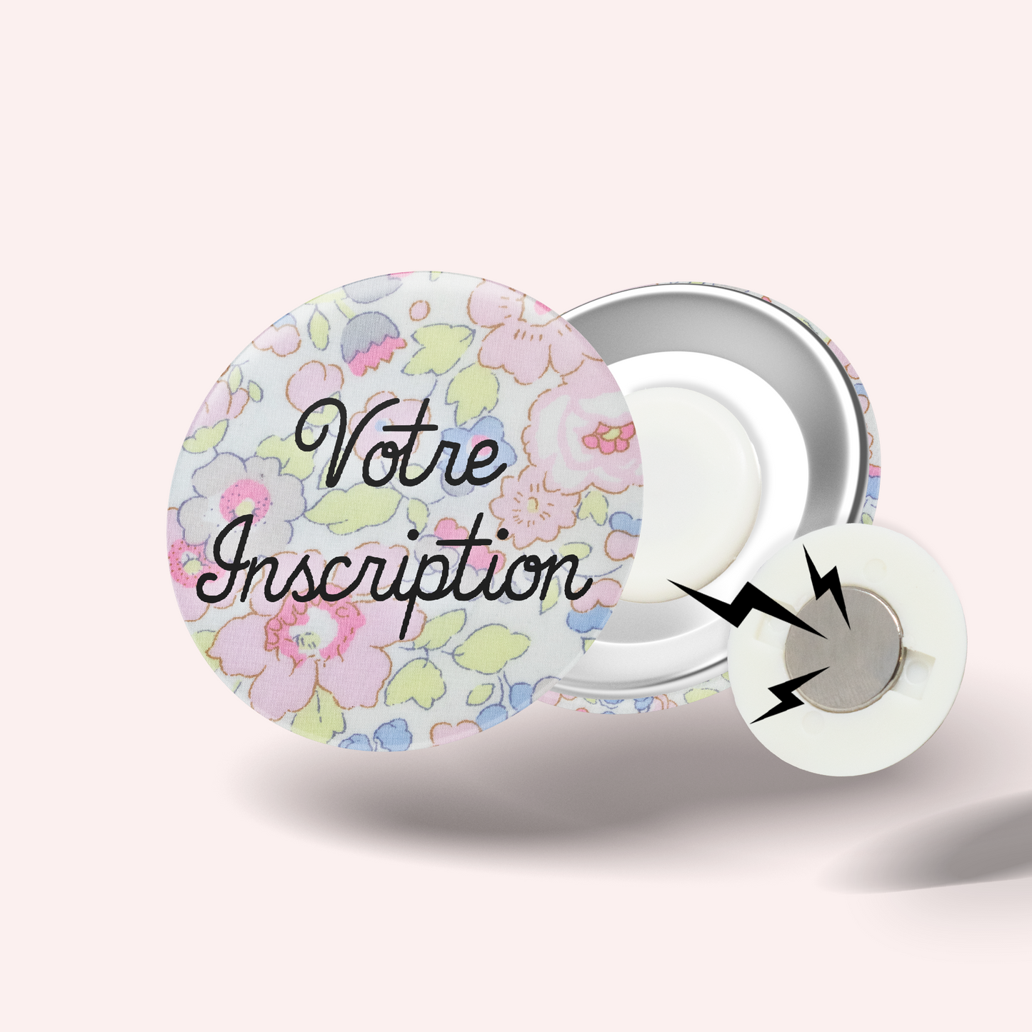 Liberty Betsy Baby Rose Badge