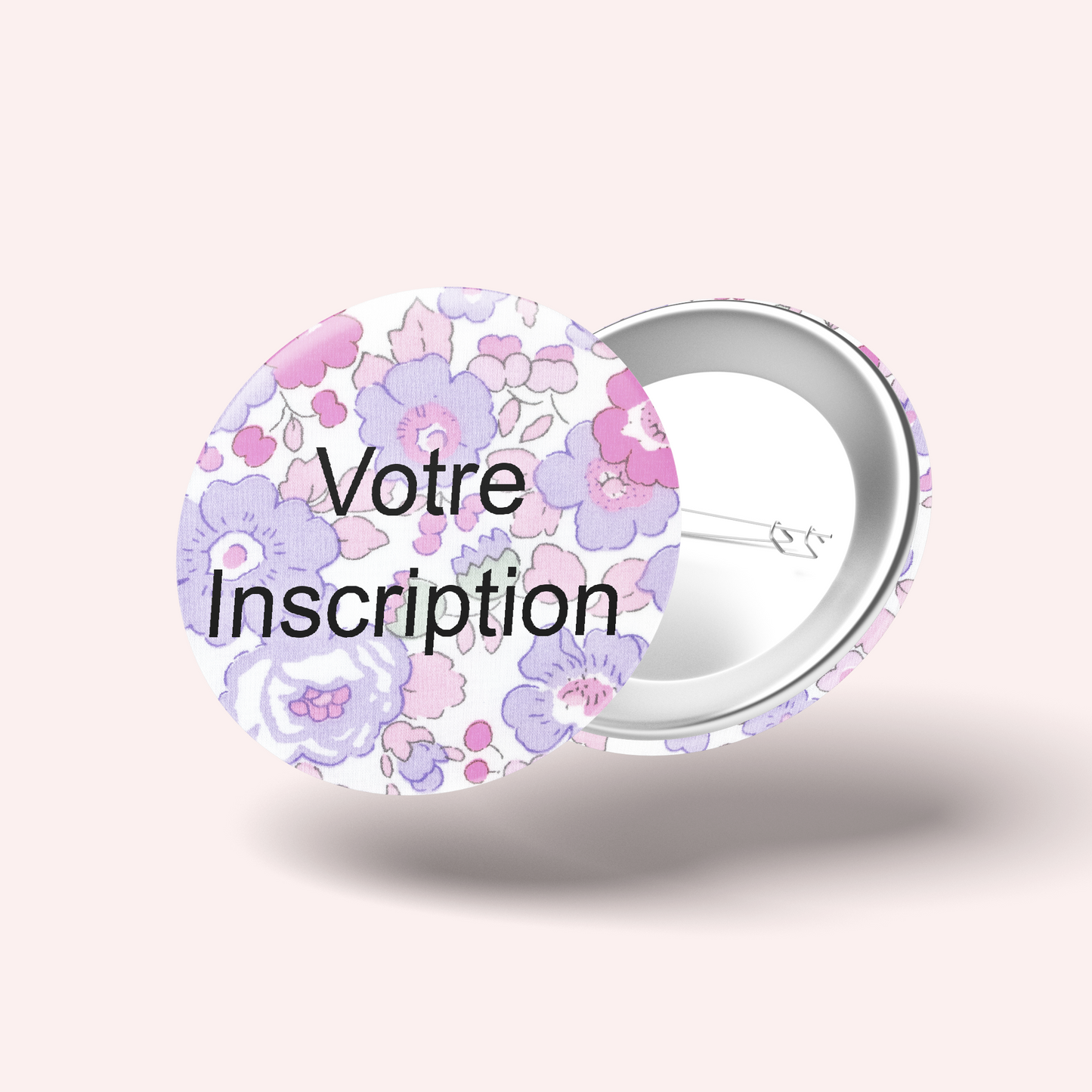 Badge Liberty Betsy Fluo Violet