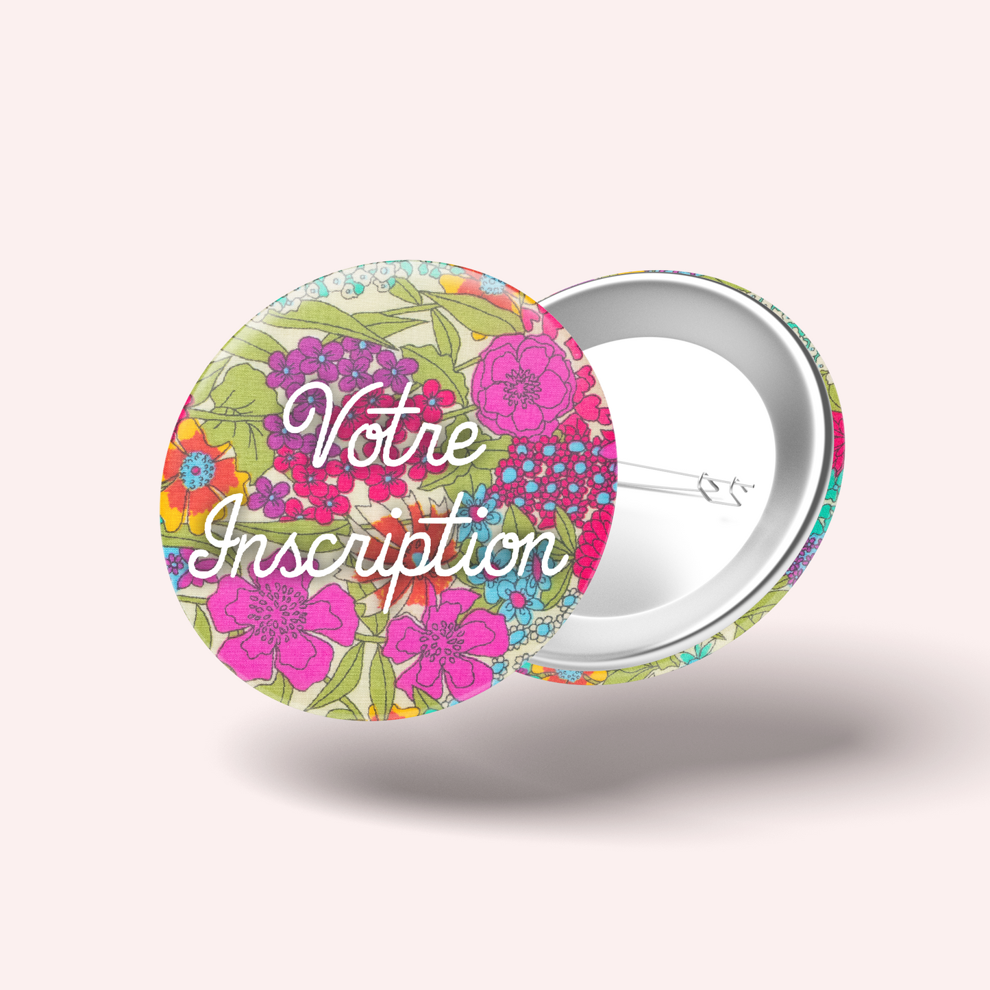 Badge Liberty Coloré