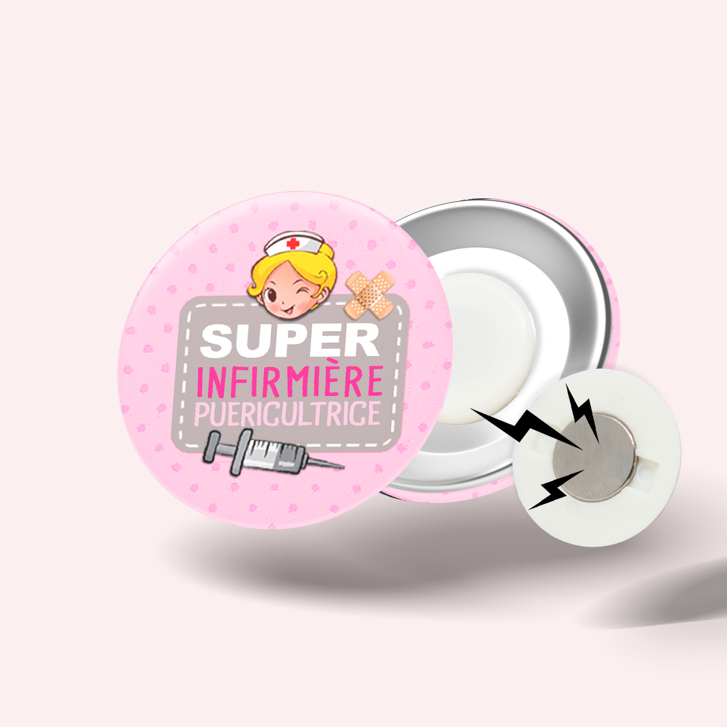 Badge Super infirmière puéricultrice 003