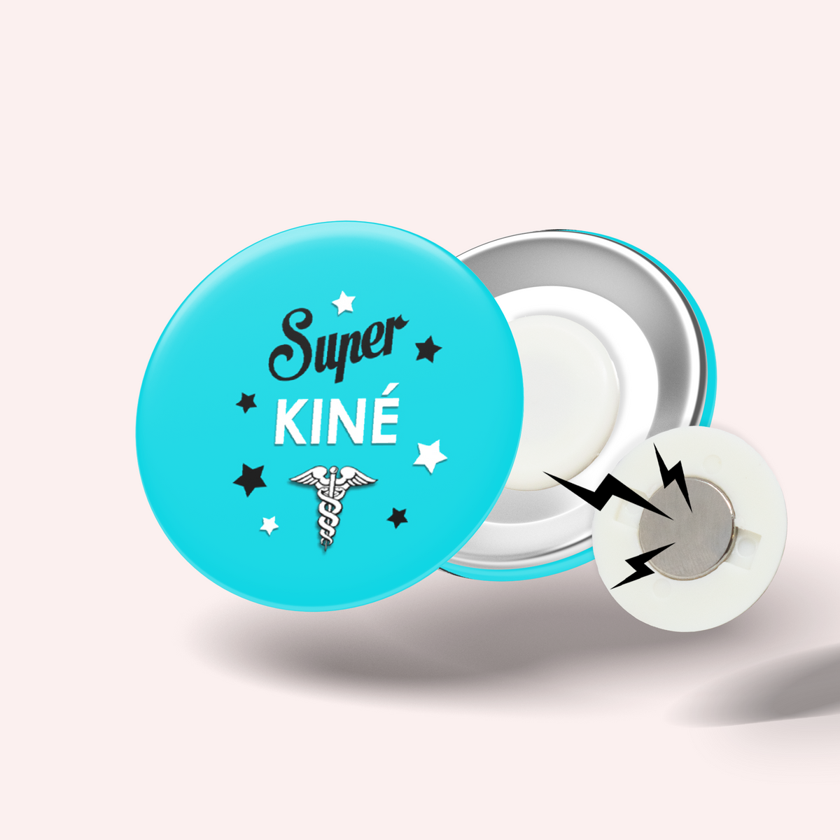 Badge Super métier 001 Kiné