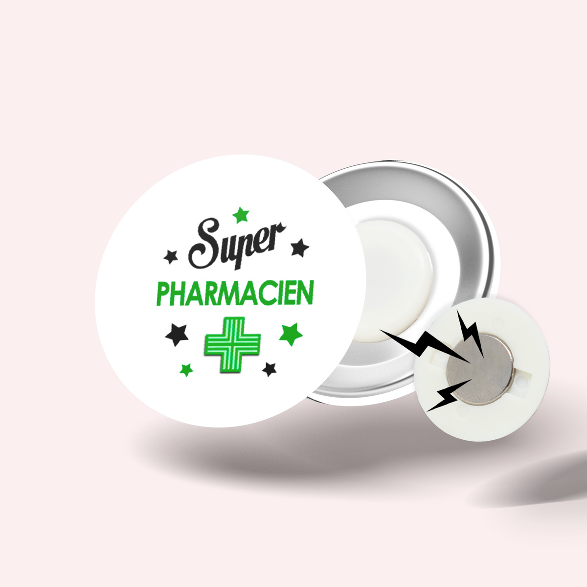 Badge Super métier 017 Pharmacien