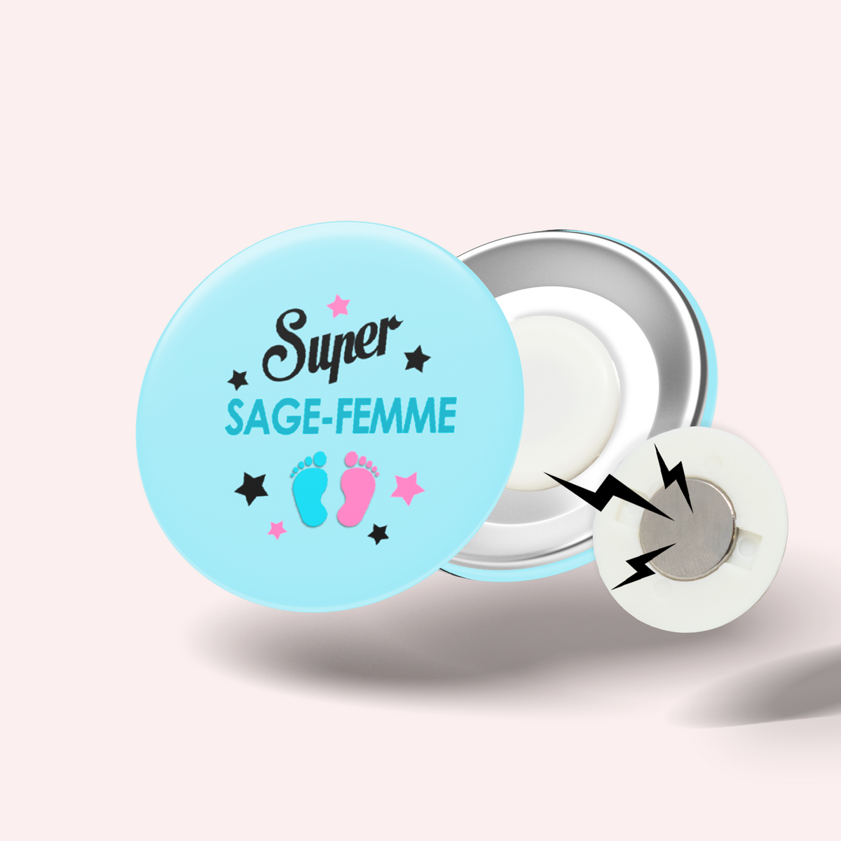 Badge Super métier 019 Sage-Femme