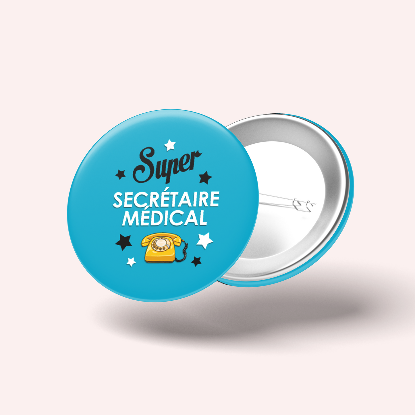 Badge Super métier 022 Secrétaire Médical