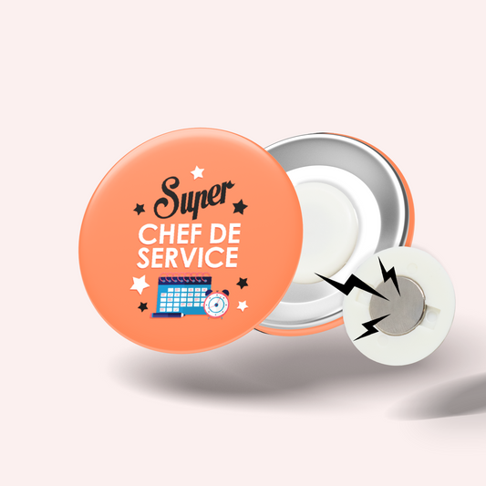Badge Super métier 027 Chef de service