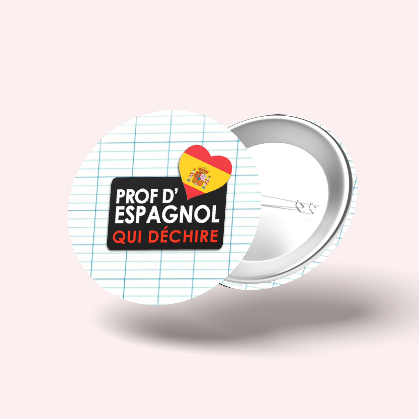 Badge Super prof 003 Espagnol