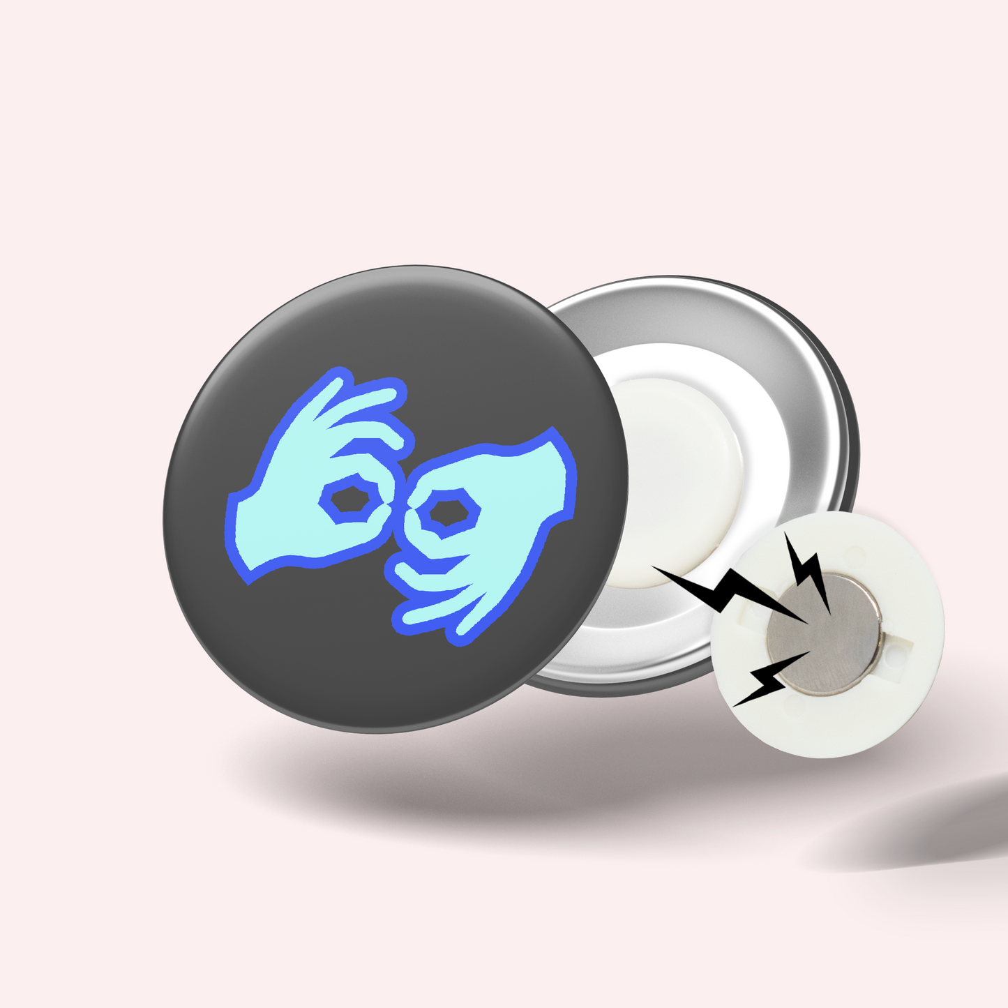 Badge Language Signes