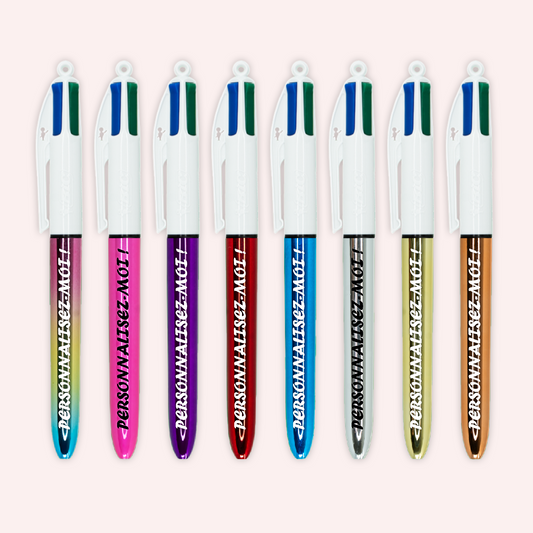 Stylo BIC 4 couleurs Shine