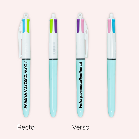 Stylo BIC 4 couleurs FUN