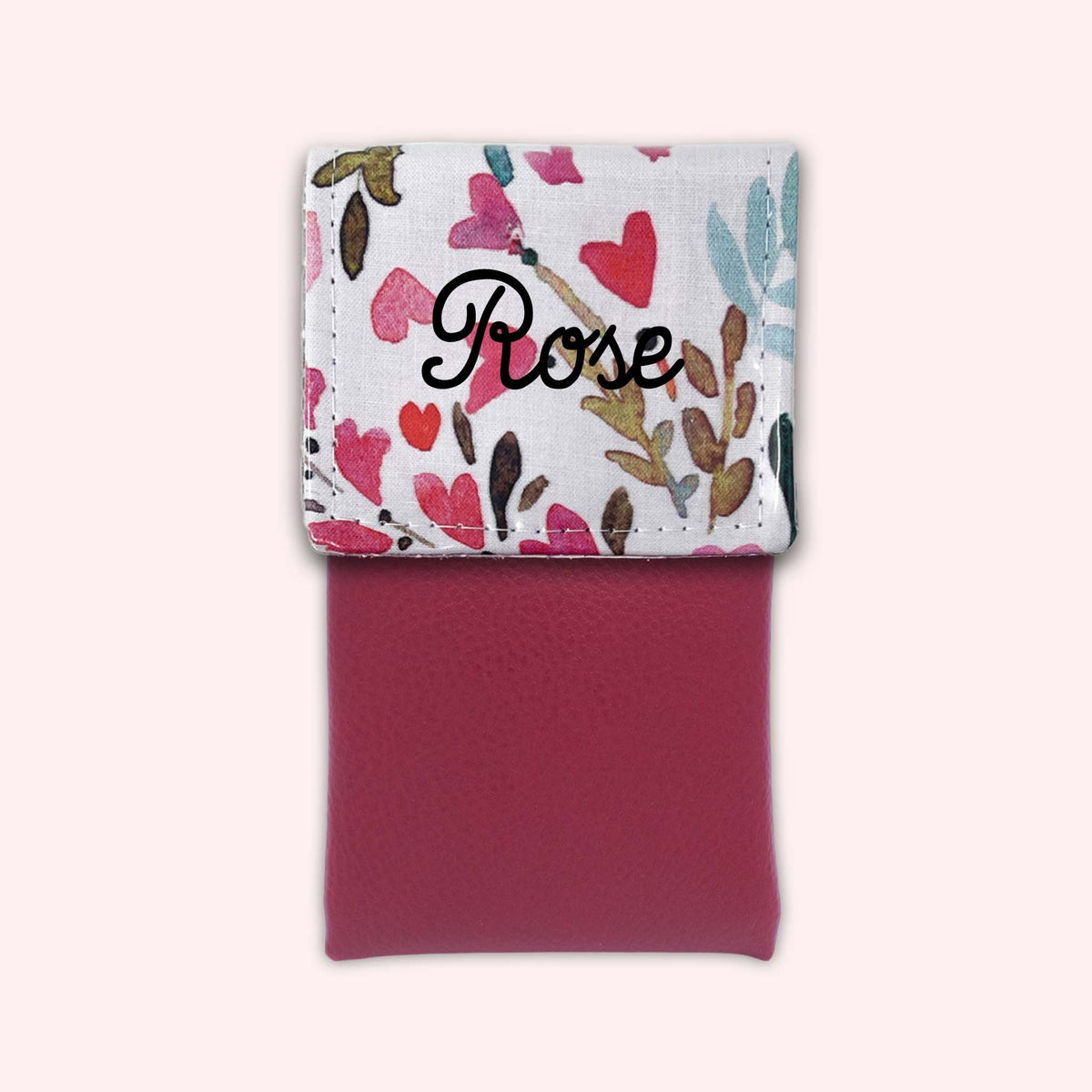 Pochette aimantée Coeur Printanier