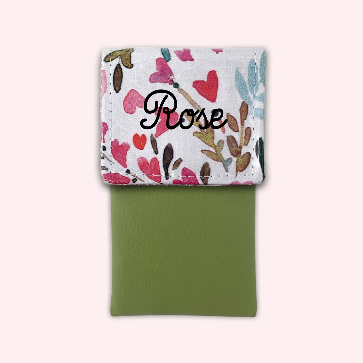 Pochette aimantée Coeur Printanier