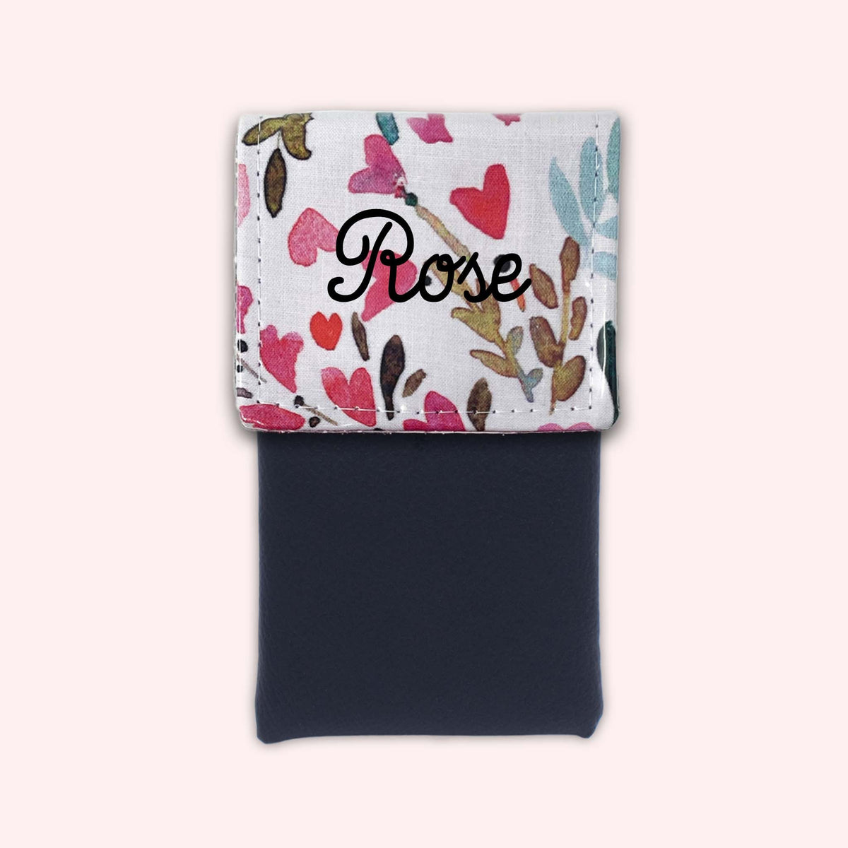 Pochette aimantée Coeur Printanier