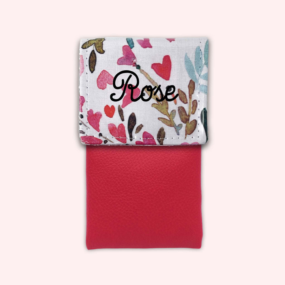 Pochette aimantée Coeur Printanier