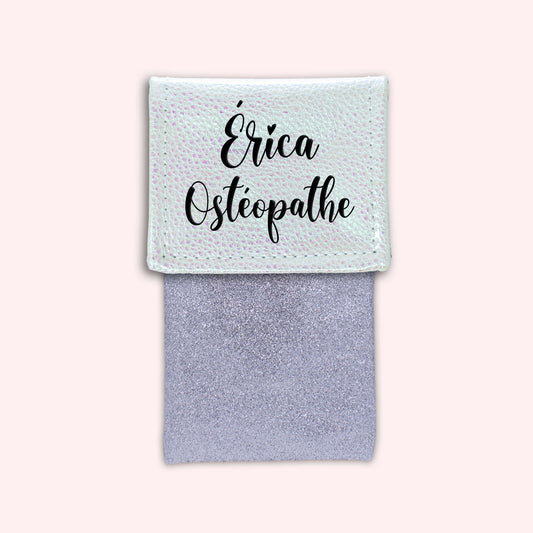 Pochette aimantée Holo Blanc