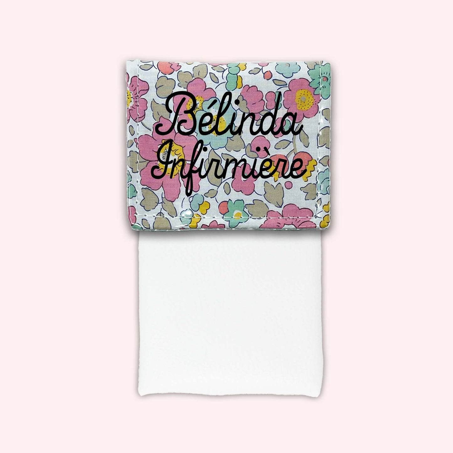 Pochette aimantée Liberty Betsy Vieux Rose