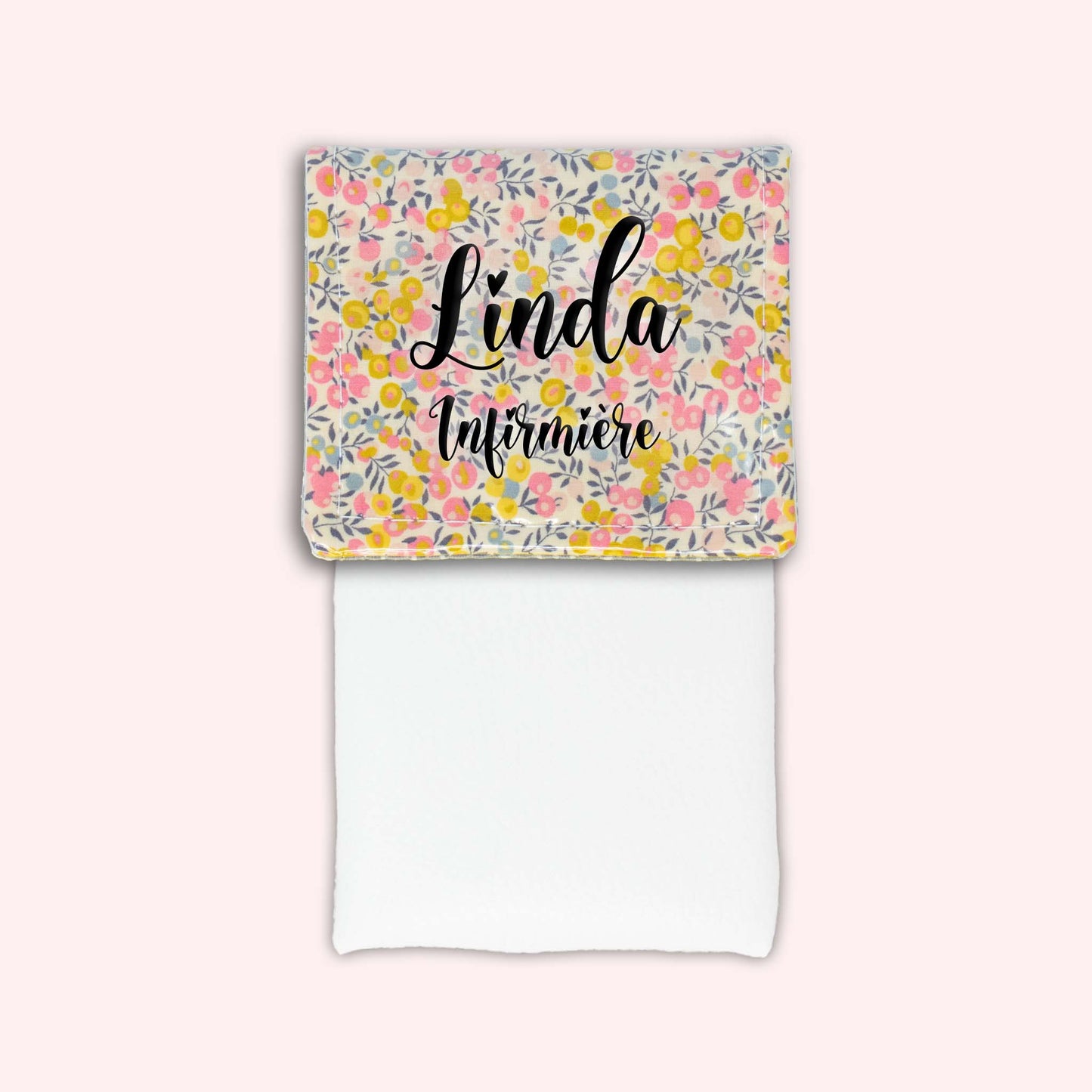 Pochette aimantée Liberty Wiltshire Jaune Rose