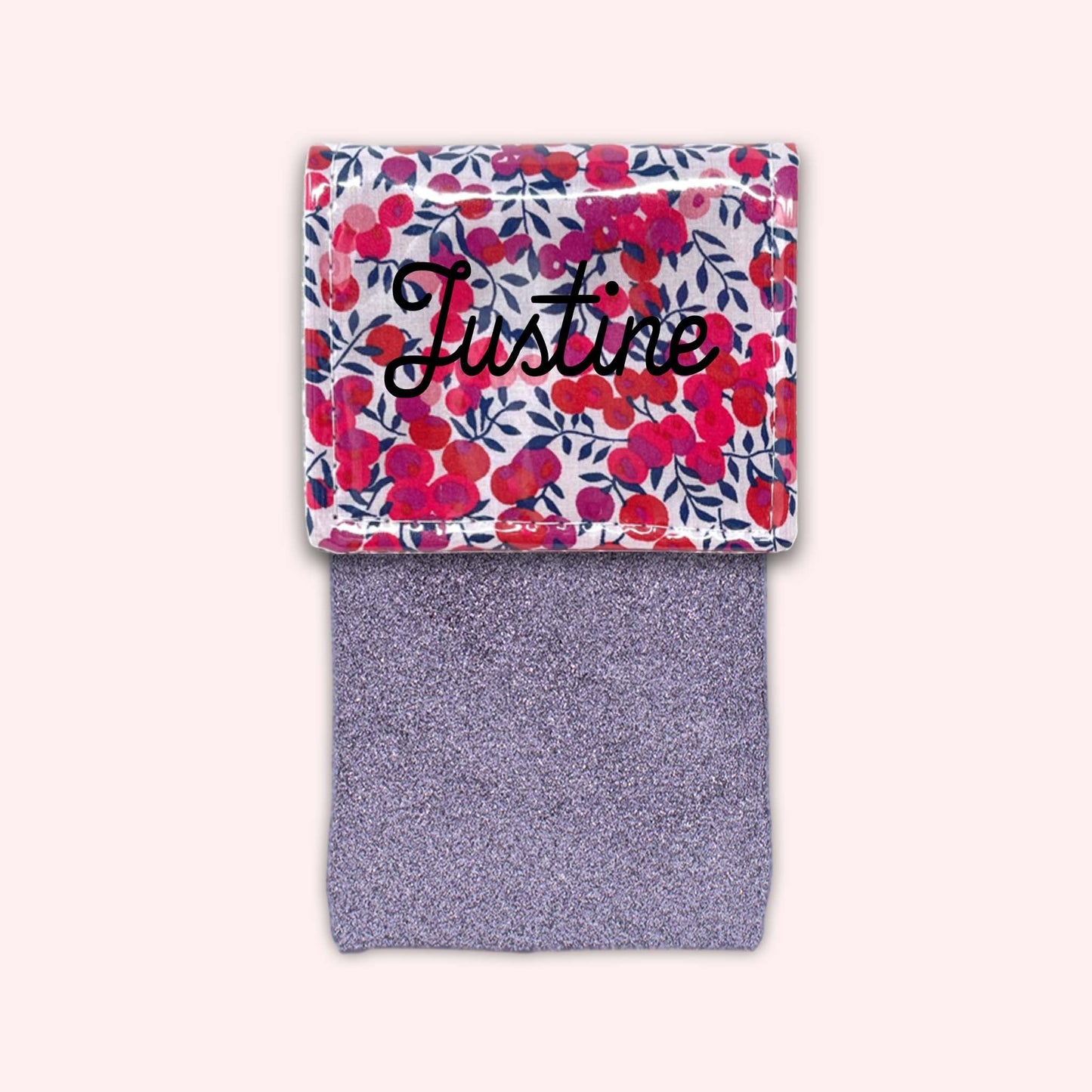 Pochette aimantée Liberty Wiltshire Rouge