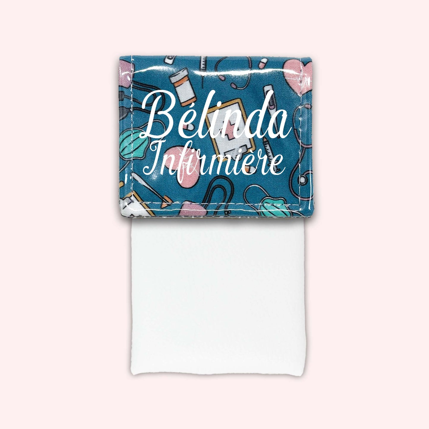 Pochette aimantée Médical Bleu Canard