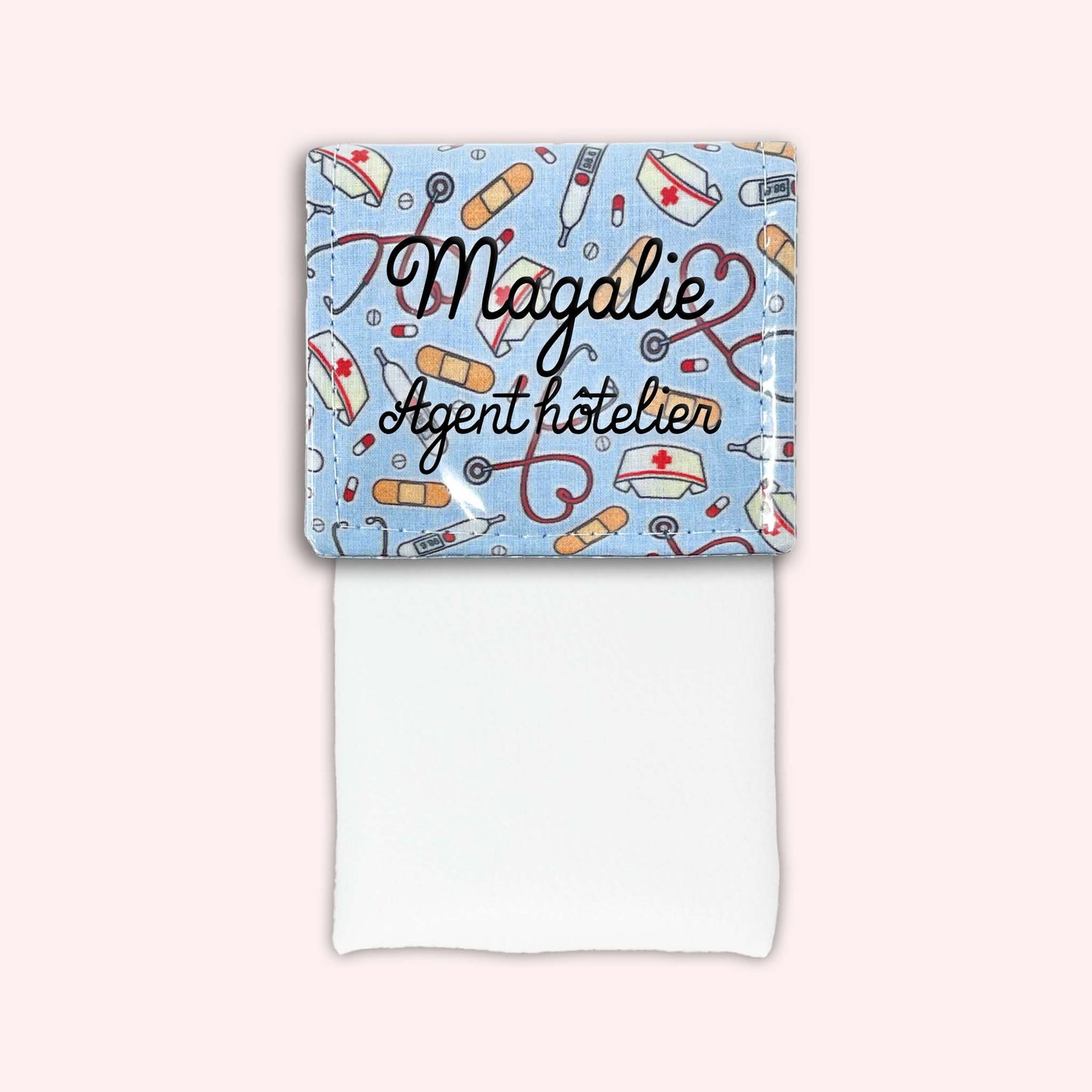 Pochette aimantée Médical Bleu Ciel