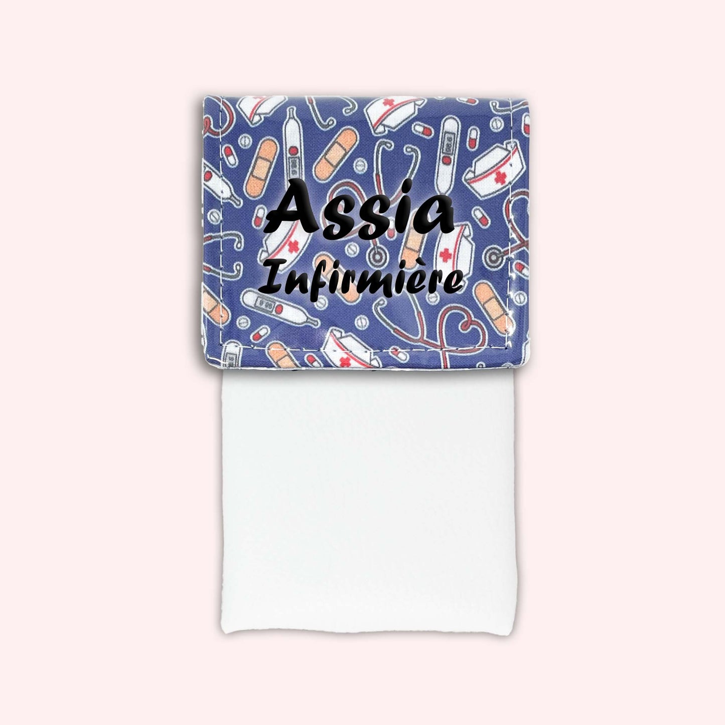 Pochette aimantée Médical Bleu Marine