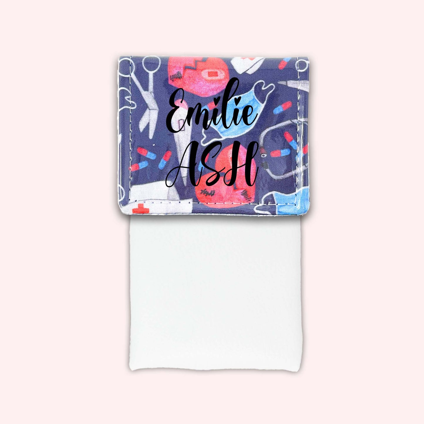Pochette aimantée Masque Coeur